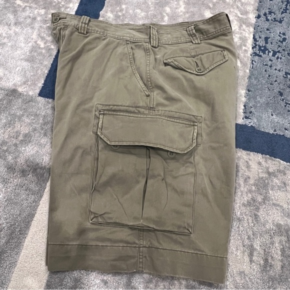 Vintage Polo Ralph Lauren Mens Classic 67 Chino Cargo Shorts Green Size 34